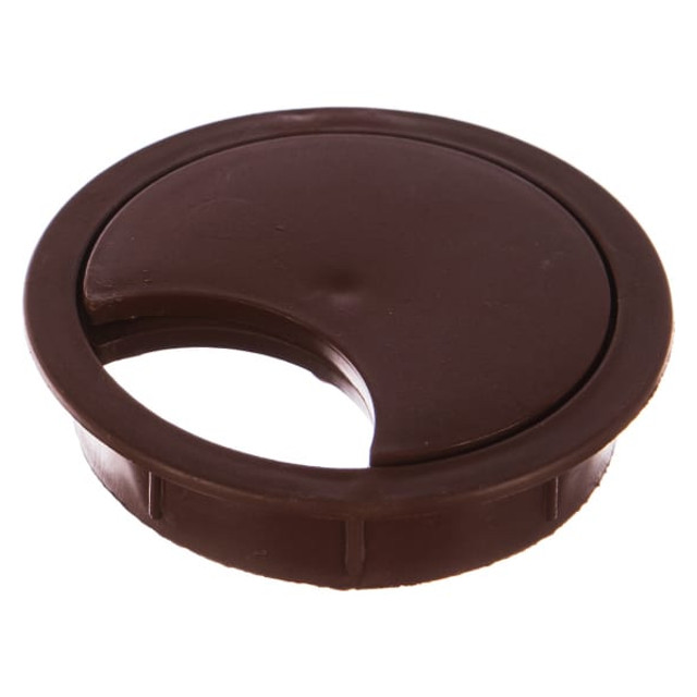 заглушка розетки для компьютерного стола Tech-Krep 1 шт коричневый