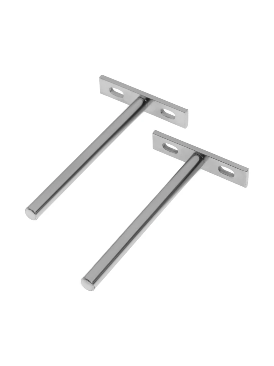 Полкодержатель cappio ps002, скрытого монтажа, 67×120 мм, набор 2 шт.