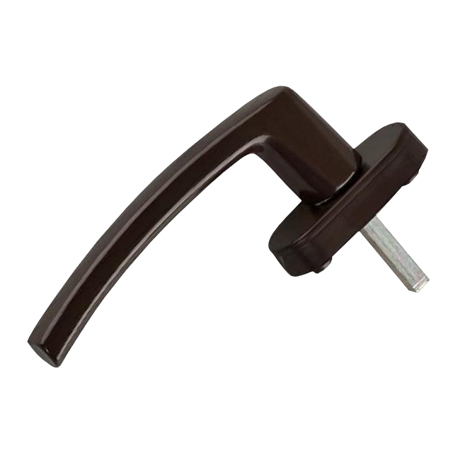 ручка оконная алюминий коричневая