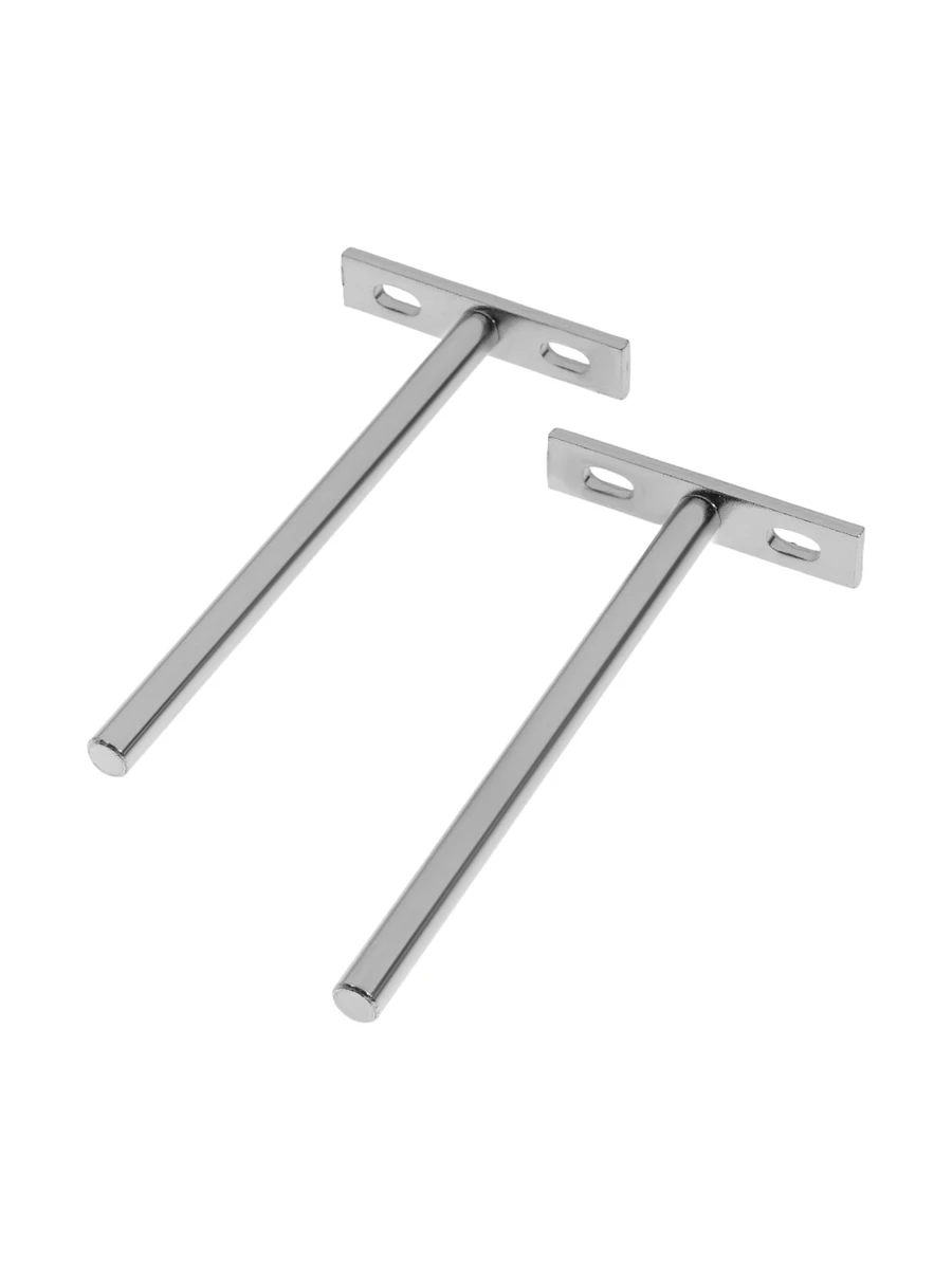 Полкодержатель cappio ps002, скрытого монтажа, 67×145 мм, набор 2 шт.