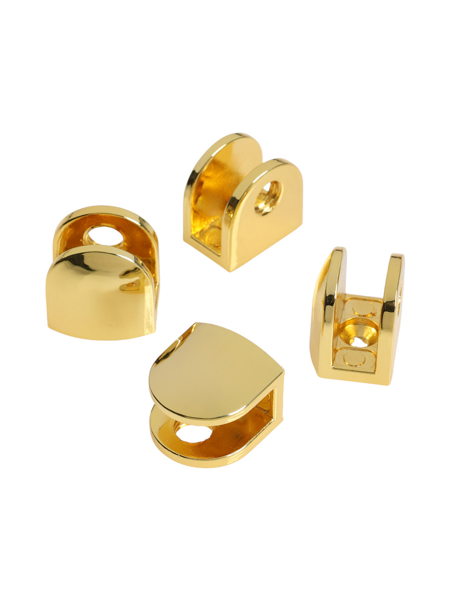 Полкодержатель p108gp, до 10 мм, цвет золото, 4 шт.